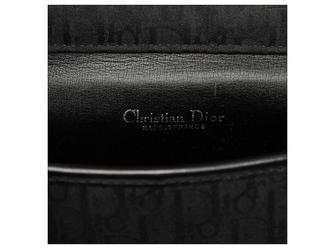 Borsa a tracolla con patta Diorissimo Trotter Canvas nera Dior Nero - vista 5