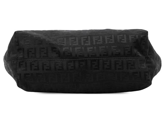 Fendi Tote aus schwarzem Zucchino-Canvas - Ansicht 3