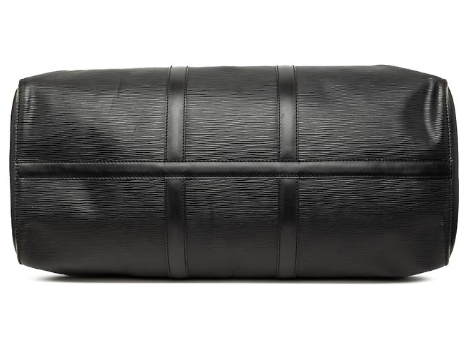 Louis Vuitton Black Epi Keepall 50 Nero - vista 3
