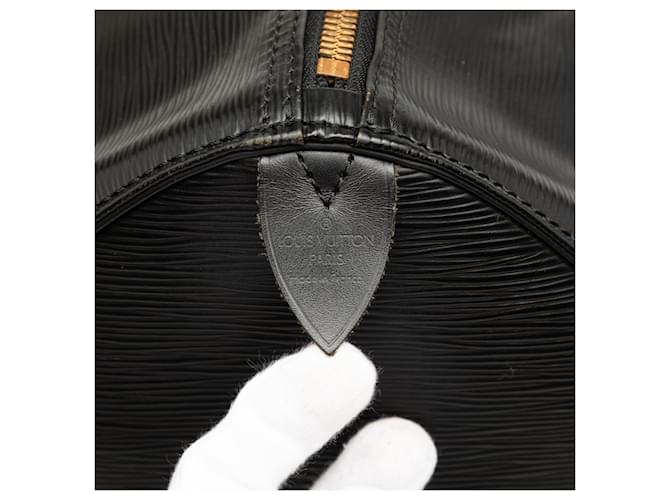 Louis Vuitton Black Epi Keepall 50 Nero - vista 5