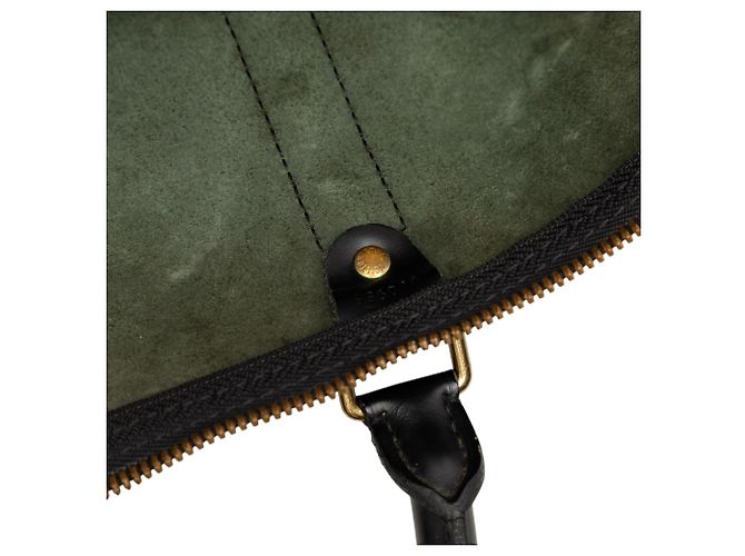 Louis Vuitton Black Epi Keepall 50 Nero - vista 6
