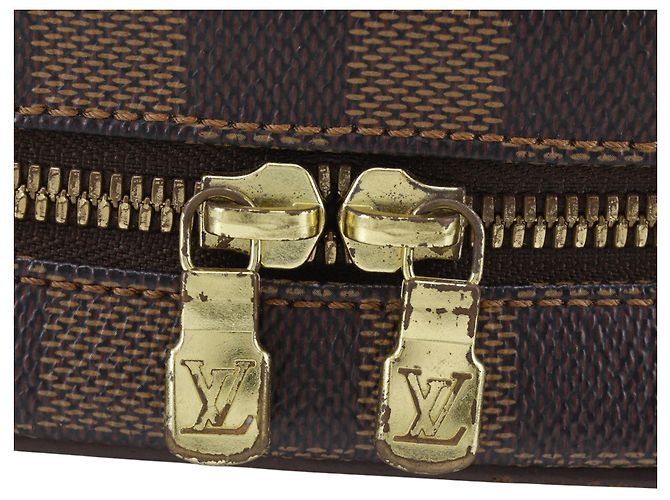 Louis Vuitton Brown Damier Ebene Ipanema PM Marrone - vista 13