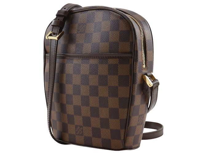 Louis Vuitton Brown Damier Ebene Ipanema PM Marrone - vista 9