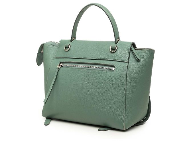 Belt Bag Céline Borsa cintura Celine in pelle di vitello micrograna verde Verde chiaro - vista 2