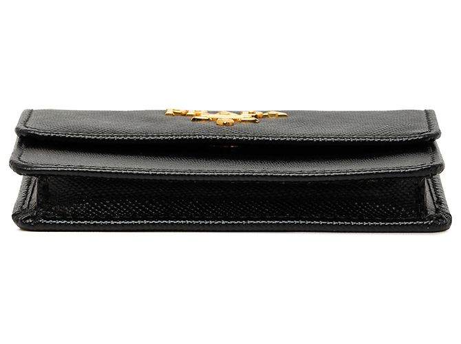 Tarjetero Prada Black Saffiano Negro - vista 3