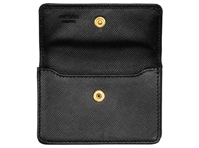 Tarjetero Prada Black Saffiano Negro - vista 4