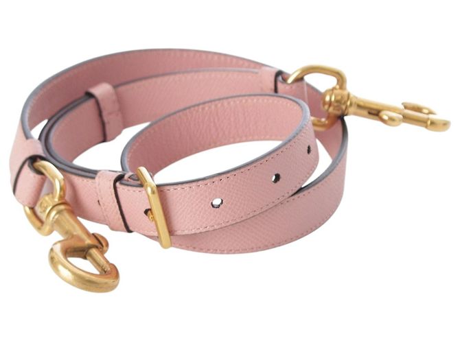 Borsa Saddle Dior Mini in pelle di vitello grana rosa - vista 13