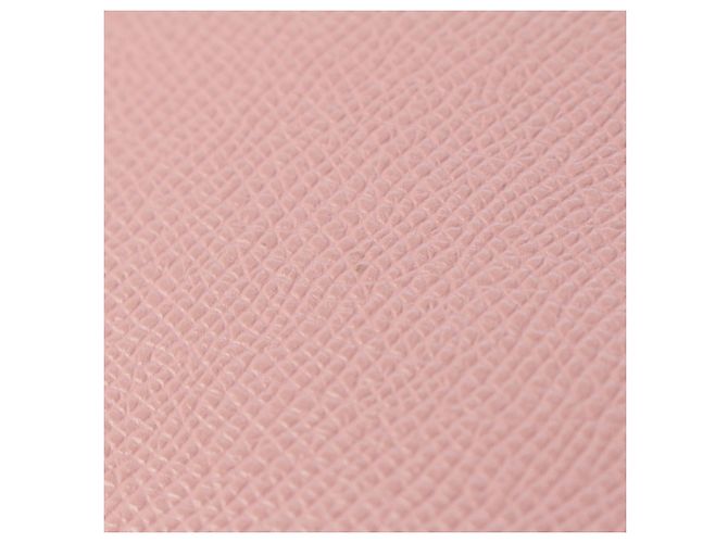 Borsa Saddle Dior Mini in pelle di vitello grana rosa - vista 6