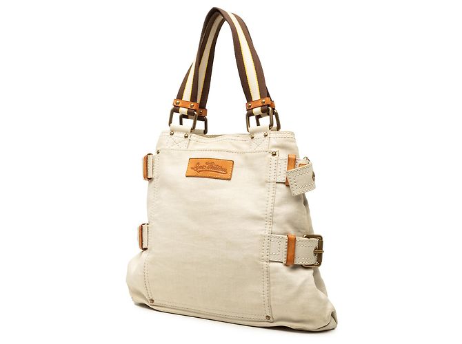 Louis Vuitton Beige Cruise Line Globe Shopper Tote MM - vista 2