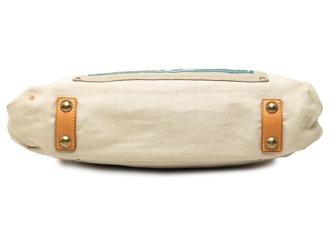 Louis Vuitton Beige Cruise Line Globe Shopper Tote MM - vista 3