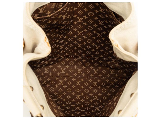 Louis Vuitton Beige Cruise Line Globe Shopper Tote MM - vista 4