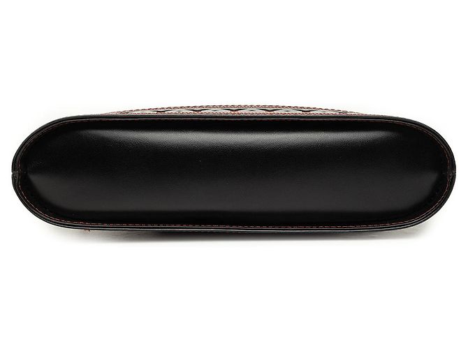 Saint Laurent Satchel aus schwarzem Leder mit Y-Ausschnitt - Ansicht 3