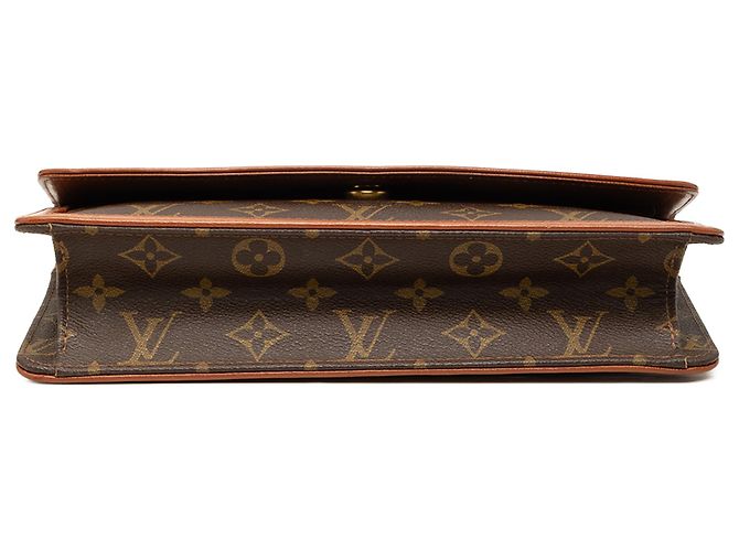Louis Vuitton Brown Monogram Pochette Dame PM Marrone - vista 3