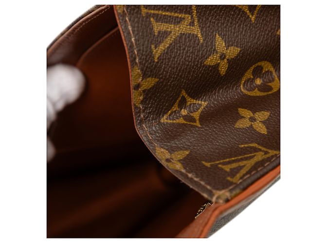 Louis Vuitton Brown Monogram Pochette Dame PM Marrone - vista 7