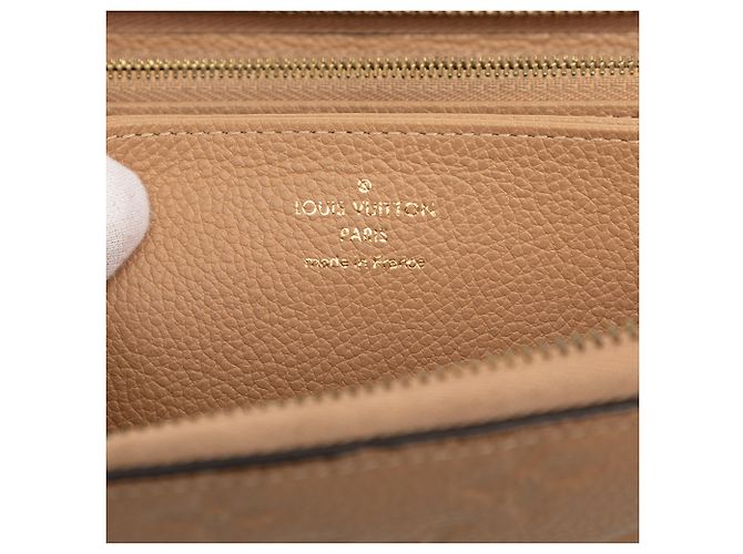 Cartera Zippy Louis Vuitton Beige Monogram Empreinte - vista 5