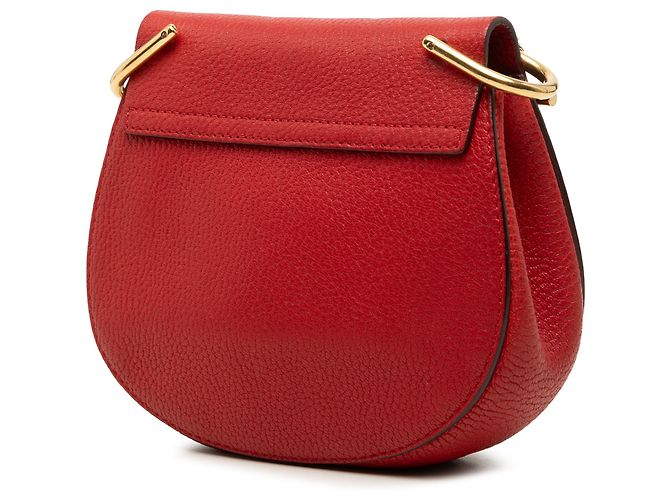 Chloé Borsa a Tracolla Drew Piccola in Pelle Rossa Rosso - vista 2