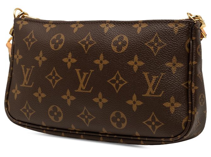 Louis Vuitton Brown Monogram Multi Pochette Accessoires Marrone - vista 2