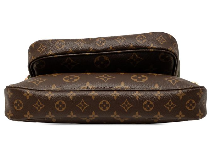 Louis Vuitton Brown Monogram Multi Pochette Accessoires Marrone - vista 3