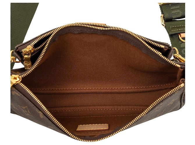 Louis Vuitton Brown Monogram Multi Pochette Accessoires Marrone - vista 4