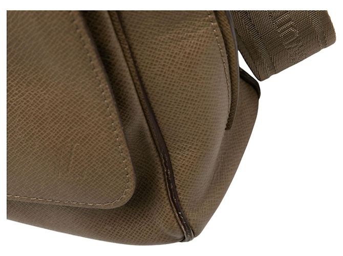 Louis Vuitton Brown Taiga Roman MM Braun Khaki - Ansicht 6