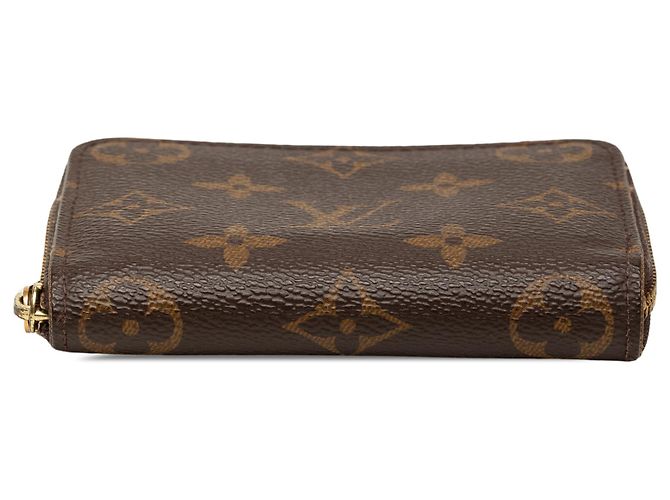 Monedero Zippy Monogram Marrón Louis Vuitton Castaño - vista 3