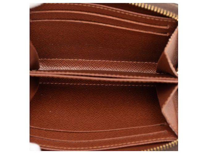 Monedero Zippy Monogram Marrón Louis Vuitton Castaño - vista 4