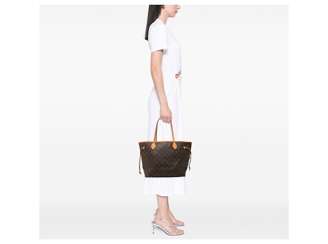 Louis Vuitton Brown Monogram Neverfull MM Braun - Ansicht 6