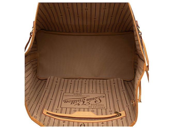 Louis Vuitton Brown Monogram Neverfull GM Marrone - vista 4