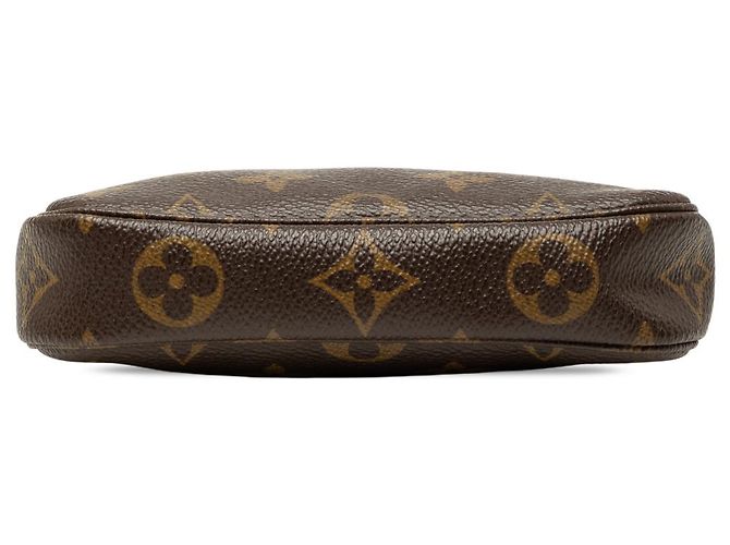 Louis Vuitton Brown Monogram Mini Pochette Accessoires Marrone - vista 3