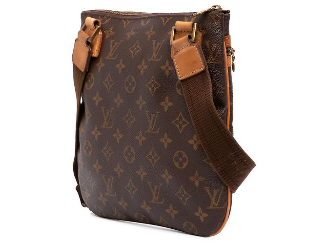 Louis Vuitton Brown Monogram Bosphore Pochette Marrone - vista 2