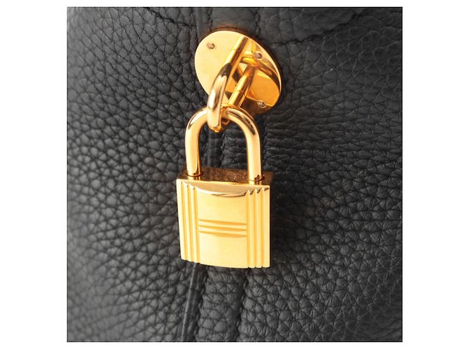 Hermès Black Clemence Bolide 31 Nero - vista 10
