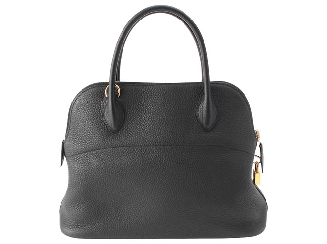 Hermès Black Clemence Bolide 31 Nero - vista 4