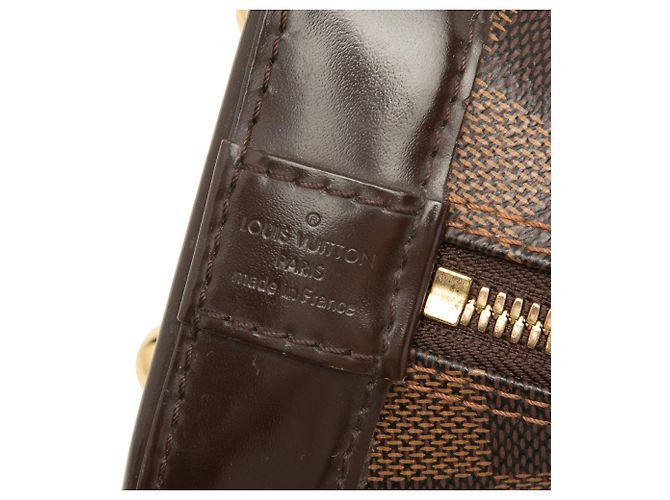 Louis Vuitton Brown Damier Ebene Alma BB Marrom - vista 5