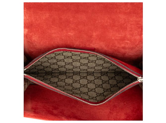 Bolsa de Ombro Gucci Dionysus Medium GG Supreme Bege - vista 4