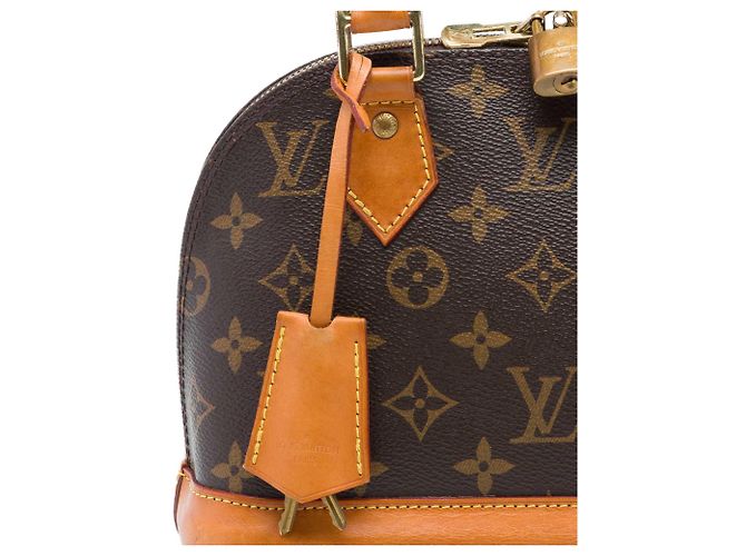 Louis Vuitton Brown Monogram Alma BB Marron - vue 6