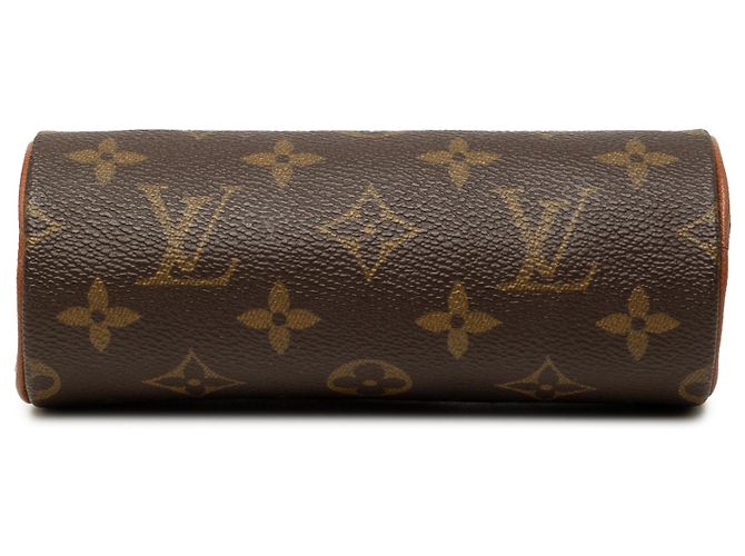 Louis Vuitton Pochette Papillon Monogram Marrone - vista 3