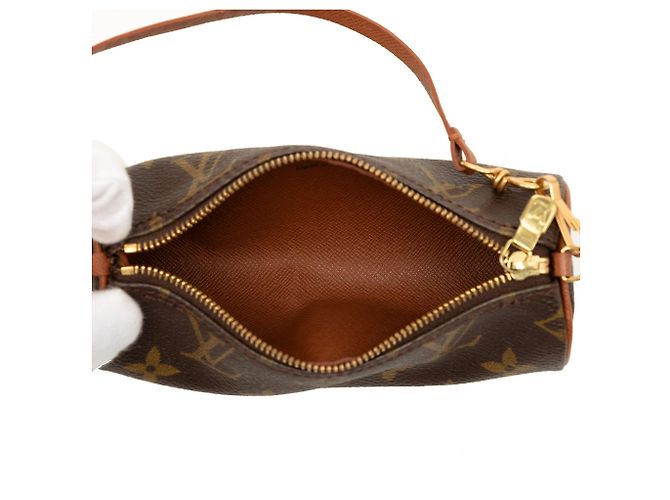 Louis Vuitton Pochette Papillon Monogram Marrone - vista 4