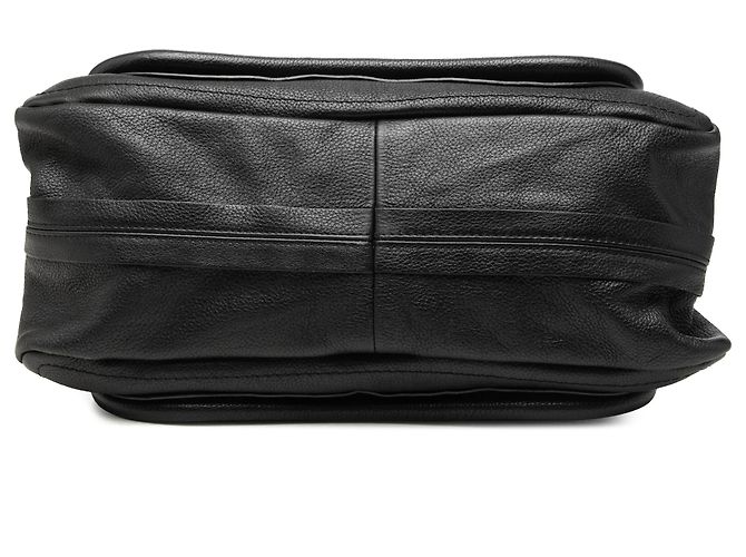 Chloé Paraty Satchel aus Narbenleder in Schwarz, Größe Medium - Ansicht 3