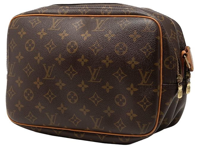 Louis Vuitton Brown Monogram Reporter PM Marrone - vista 2