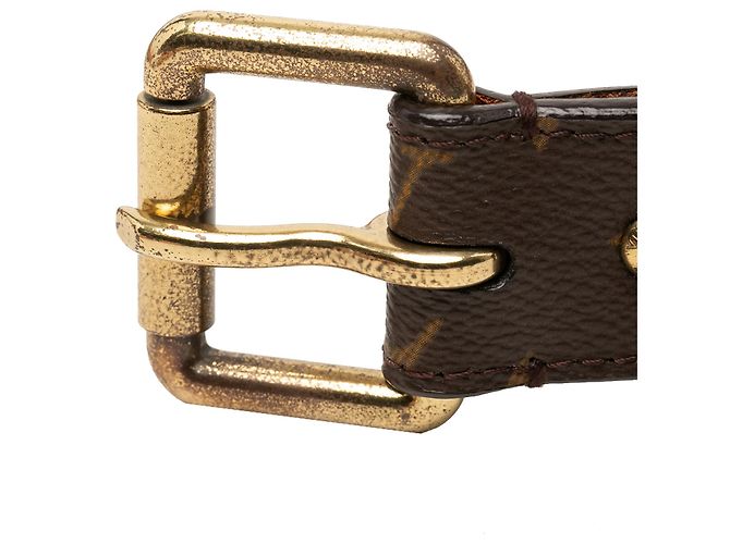 Cinturón Louis Vuitton Brown Monogram Ellipse Castaño - vista 8