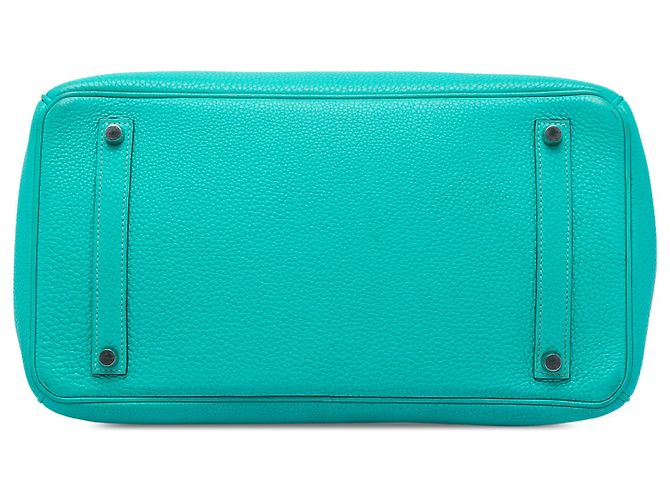 Hermès Blue Togo Birkin Retourne 35 Turchese - vista 3