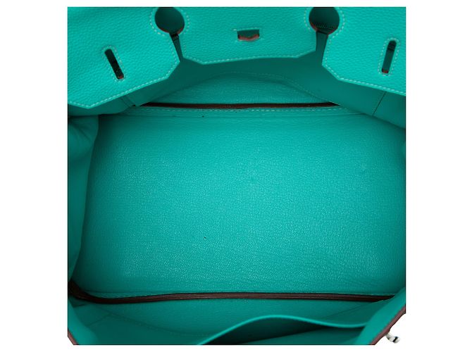 Hermès Blue Togo Birkin Retourne 35 Turchese - vista 4