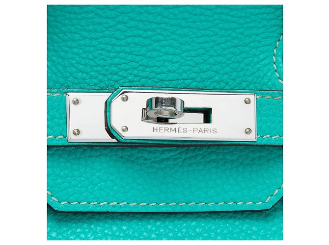Hermès Blue Togo Birkin Retourne 35 Turchese - vista 5