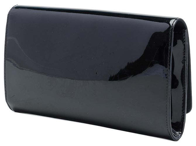 Clutch Louis Vuitton Louise in Vernis Nero - vista 2