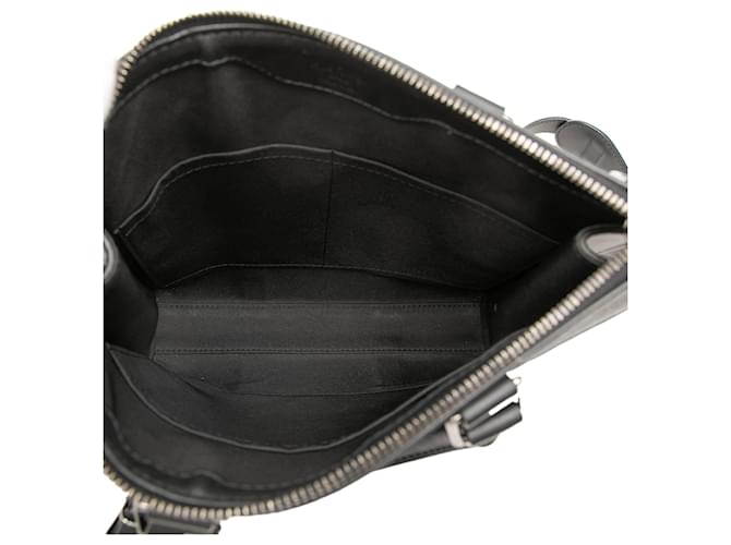 Louis Vuitton Black Monogram Eclipse Sac Plat Nero - vista 4