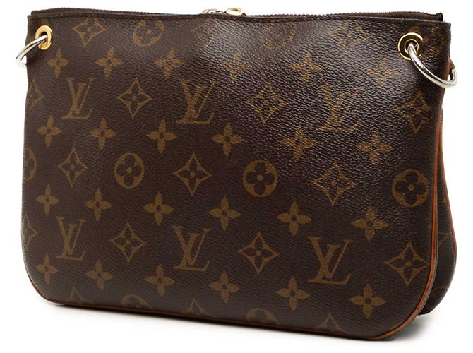 Louis Vuitton Brown Monogram Lorette Marrone - vista 2
