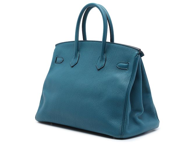 Hermès Blue Togo Birkin Retourne 35 Azul - vista 2