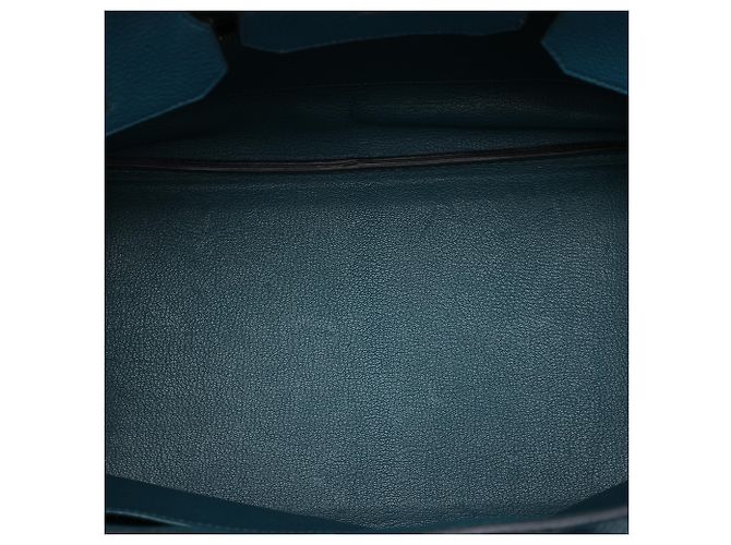 Hermès Blue Togo Birkin Retourne 35 Azul - vista 4