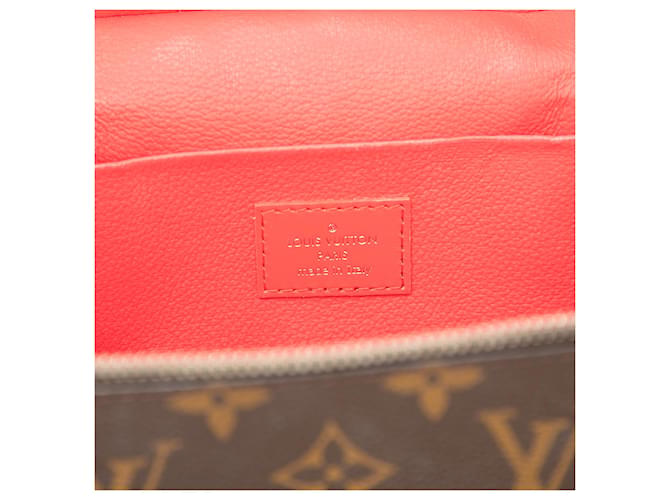 Louis Vuitton Brown Monogram Macassar Nice Mini Vanity Case Marrone - vista 5