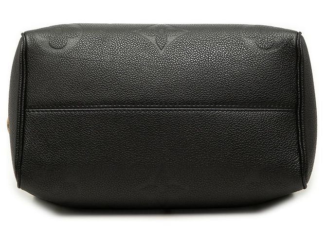 Louis Vuitton Black Monogram Giant Empreinte Speedy Bandouliere 25 Preto - vista 3